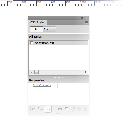 Dreamweaver CSS Styles Panel