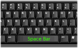 Space Bar Keyboard